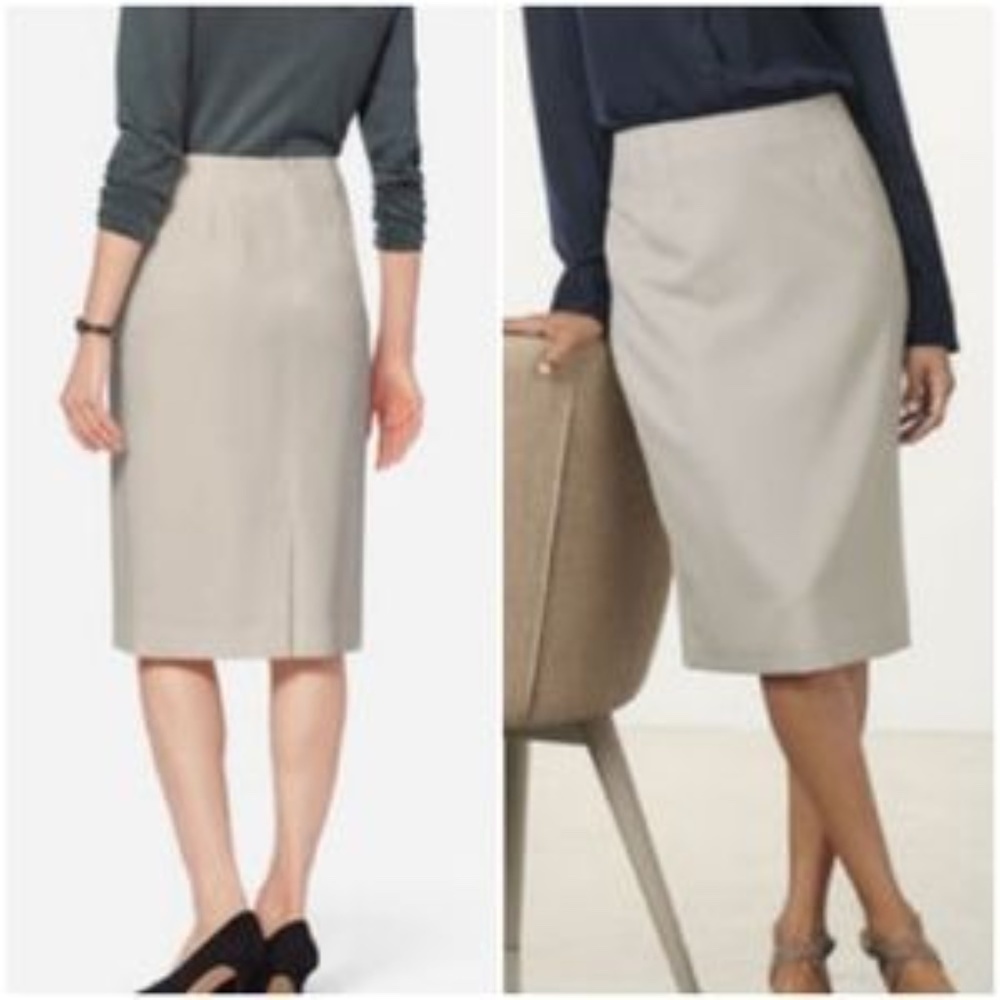 Pendleton Women's 18 Seasonless Worsted Wool Pencil Skirt Nude‎ Color MSRP $149
